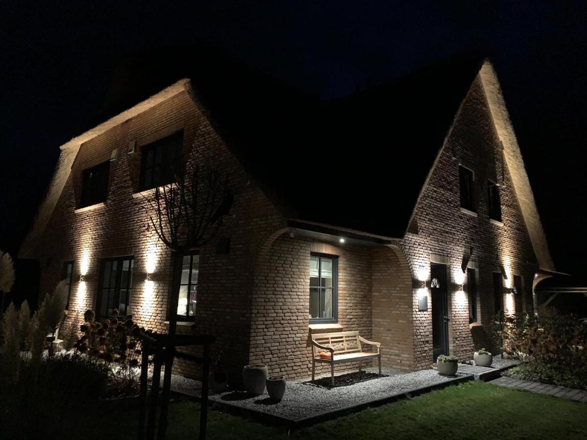 Reetdachhaus Nordstern Villa Garding Buitenkant foto